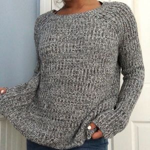 Black & White Faded Glory Sweater